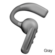 Load image into Gallery viewer, Single-Ear Sports Waterproof Car Earphone Ultra Standby Bluetooth-Compatible Headset Bone Conduction Ear Hook Headphone Sports Headphones Wired Gaming Earbuds Monitor Earphones with Mic, Stereo Sound Volume Control and Detachable Microphone