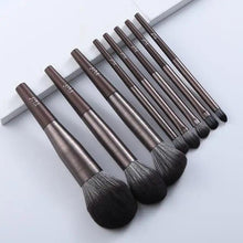Load image into Gallery viewer, Sizzling 11/8pcs Natural Hair Green Makeup Brushes Foundation Powder Eyeshadow Eyebrow Brush Set Profesional Cosmetic Tool