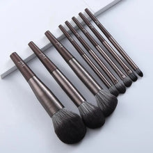 Load image into Gallery viewer, Sizzling 11/8pcs Natural Hair Green Makeup Brushes Foundation Powder Eyeshadow Eyebrow Brush Set Profesional Cosmetic Tool