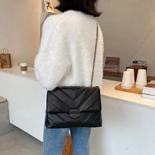 Load image into Gallery viewer, Sizzling Embroidery Thread Small PU Leather Crossbody Bags For Women And Girls Trending Female Shoulder Handbags