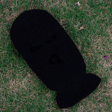 Load image into Gallery viewer, Ski Mask Knitted Face Cover Winter Balaclava Full Face Mask for Outdoor Sports 3 Hole Balaclava Party Mask Limited Embroidery Knit Hat Full Face Cover Balaclava Hats Funny Party Embroidery Beanies Caps Hole Knitted Full Face Cover