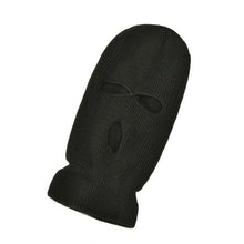 Load image into Gallery viewer, Ski Mask Knitted Face Cover Winter Balaclava Full Face Mask for Winter Outdoor Sports Winter Three 3 Hole Balaclava Knit Hat Ski Mask 3-Hole Knit Hat Full Face Cover Balaclava Hats Funny Party Embroidery Beanies Caps Hole Knitted Full Face Cover