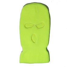 Load image into Gallery viewer, Ski Mask Knitted Face Cover Winter Balaclava Full Face Mask for Winter Outdoor Sports Winter Three 3 Hole Balaclava Knit Hat Ski Mask 3-Hole Knit Hat Full Face Cover Balaclava Hats Funny Party Embroidery Beanies Caps Hole Knitted Full Face Cover