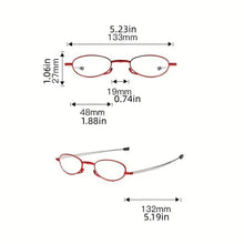 Load image into Gallery viewer, Sleek Folding Reading Glasses with Anti-Blue Light Protection