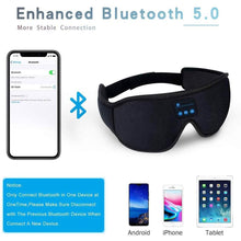 Load image into Gallery viewer, Sleep Headset Bluetooth 5.0 Wireless 3D Eye Mask