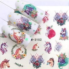 Load image into Gallery viewer, Sliders For Nails Winter Nail Stickers Elk Wolf Animal Sticker Figure Art Transfer Flowers Butterflies Watermark Water Slider Art Nail Stickers Sexy Girl Designs Comics Water Transfer Decals Manicure Lips Nail Art Decorations Slider Nail Art Stickers