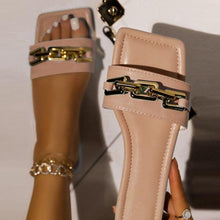 Load image into Gallery viewer, Slides Women Flip Flops Shoes Slippers Rhinestones Sandals Slide Diamond Slipper Slide Open Toe Flat Sandals With Clear Rhinestone Flip Flops Fashion Casual Slip On Party Shoes