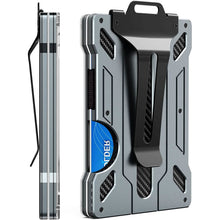 Load image into Gallery viewer, Slim Aluminum Metal Money Wallet