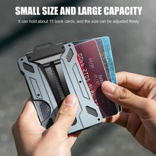 Load image into Gallery viewer, Slim Aluminum Metal Money Wallet