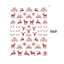 Load image into Gallery viewer, Sliver Bronzing Christmas Slider Nail Art 3D Decals Decoration Snowflake Nail Art Sticker Manicures Transfer Foil Xmas Gift Nails Snowflake Nail Art Stickers Decals Christmas Nail 3D Self Adhesive Nail Stickers for Acrylic Nails Snowflake