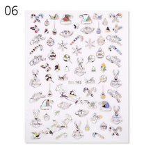 Load image into Gallery viewer, Sliver Bronzing Christmas Slider Nail Art 3D Decals Decoration Snowflake Nail Art Sticker Manicures Transfer Foil Xmas Gift Nails Snowflake Nail Art Stickers Decals Christmas Nail 3D Self Adhesive Nail Stickers for Acrylic Nails Snowflake