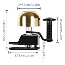Load image into Gallery viewer, Small Bicycle Bell Mountain Road Bike Horn Sound Alarm Motor Riding Safety Ring Cycling Accessories Bike Bell Classic Bicycle Bell For Bike Ring Bell With Loud Sound Bells For Road Mountain Bike Handlebars Adults