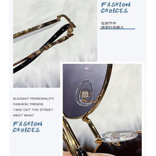 Load image into Gallery viewer, Small Oval Retro Sunglasses for Men and Women Polygon Mirrored Lens Fashionable & Korean Style Women's Sunglasses New Personality & Trending Sunglasses Of Same Style UV Protection Sunglasses
