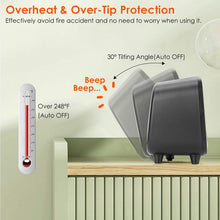 Load image into Gallery viewer, Small Portable Electric Space Heater