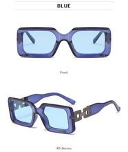 Load image into Gallery viewer, Small Size Rectangle Shape Sunglasses For Women & Men New Retro Style Square Branded Design New Fashionable Hip Hop Sun Glasses For Female