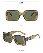 Load image into Gallery viewer, Small Size Rectangle Shape Sunglasses For Women & Men New Retro Style Square Branded Design New Fashionable Hip Hop Sun Glasses For Female