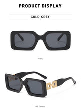 Load image into Gallery viewer, Small Size Rectangle Shape Sunglasses For Women & Men New Retro Style Square Branded Design New Fashionable Hip Hop Sun Glasses For Female