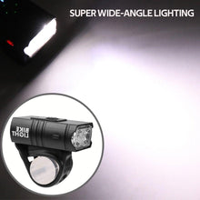 Load image into Gallery viewer, Smart Bicycle Front Light Set USB Rechargeable Front Light LED Headlight Bike Lamp Cycling Flash Light Powerful Rechargeable Bike Light For Night Riding Super Bright Bicycle Headlight For Cycling Road Mountain