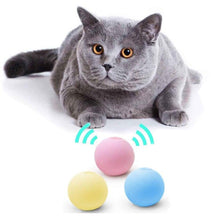 Load image into Gallery viewer, Smart Cat Toys Interactive Ball with Catnip Cat Training Squeaky Fidget Toys Cats Products for Pets Fluffy Plush Cat Ball Toys Interactive Chirping Balls Cat Kicker Toy Animal Chirping Sounds Fun Catnip Toys for Cat Exercise