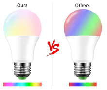 Load image into Gallery viewer, Smart For Home LED Light Bulb E27 E14 GU10 B22 220V 110V Spot Magic Changeable Lamp Lampada+IR Control Decoration RGB White Compatible with Alexa Google Home, RGBCW Smart GU10 Bulb, WiFi Smart LED Spot Light Bulb Indoor Decoration