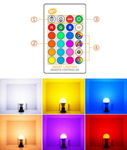 Load image into Gallery viewer, Smart For Home LED Light Bulb E27 E14 GU10 B22 220V 110V Spot Magic Changeable Lamp Lampada+IR Control Decoration RGB White Compatible with Alexa Google Home, RGBCW Smart GU10 Bulb, WiFi Smart LED Spot Light Bulb Indoor Decoration