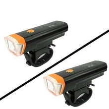 Load image into Gallery viewer, Smart Induction Bicycle Front Light Set USB Rechargeable Rear Light LED Headlight Bike Lamp Cycling Flash Light Front And Rear Rechargeable Waterproof Bike Headlight And Tail Light Set Smart Bright Bike Lights For Bike