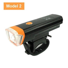 Load image into Gallery viewer, Smart Induction Bicycle Front Light Set USB Rechargeable Rear Light LED Headlight Bike Lamp Cycling Flash Light Front And Rear Rechargeable Waterproof Bike Headlight And Tail Light Set Smart Bright Bike Lights For Bike