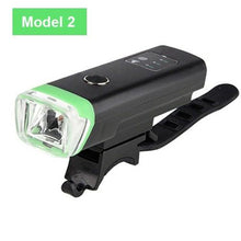 Load image into Gallery viewer, Smart Induction Bicycle Front Light Set USB Rechargeable Rear Light LED Headlight Bike Lamp Cycling Flash Light Front And Rear Rechargeable Waterproof Bike Headlight And Tail Light Set Smart Bright Bike Lights For Bike