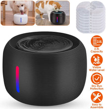 Load image into Gallery viewer, Smart Pet Drinking Fountain with LED Light 7-Pack Replaceable Water Filters