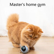 Load image into Gallery viewer, Smart Pet Toy USB Rechargeable Sports Ball Funny Chaser Roller Toy The Best Entertainment Exercise Gift For Smart Cat Toy Electric Jumping Ball Self Rotating Toys Rolling Jumping Ball For Cats