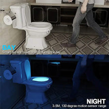 Load image into Gallery viewer, Smart PIR Motion Sensor Toilet Seat Night Light