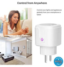 Load image into Gallery viewer, Smart Plug WiFi Socket Power Monitor Timing Function Tuya SmartLife APP Control Works With Alexa Google Assistant