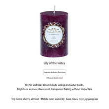 Load image into Gallery viewer, Smokeless Soy Wax Scented Candles Scented Pillar Candles Dripless Clean Burning Smokeless Dinner Candle For Wedding Party Restaurants Home Candles Church Wedding Birthday Holiday Scented Buddhist Creative Candles