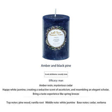 Load image into Gallery viewer, Smokeless Soy Wax Scented Candles Scented Pillar Candles Dripless Clean Burning Smokeless Dinner Candle For Wedding Party Restaurants Home Candles Church Wedding Birthday Holiday Scented Buddhist Creative Candles