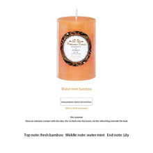 Load image into Gallery viewer, Smokeless Soy Wax Scented Candles Scented Pillar Candles Dripless Clean Burning Smokeless Dinner Candle For Wedding Party Restaurants Home Candles Church Wedding Birthday Holiday Scented Buddhist Creative Candles