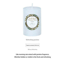 Load image into Gallery viewer, Smokeless Soy Wax Scented Candles Scented Pillar Candles Dripless Clean Burning Smokeless Dinner Candle For Wedding Party Restaurants Home Candles Church Wedding Birthday Holiday Scented Buddhist Creative Candles