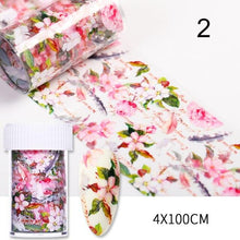 Load image into Gallery viewer, Snake Leopard Nail Foils Marble Nail Art Transfer Sticker Slider Nail Art Decal Manicuring Design Tip Decoration Decal Self-Adhesive 3D Wave Design Decoration for Women Girls Adhesive Striping Tape Nail Art Stickers Metallic Curve Strip Line Nail Decal
