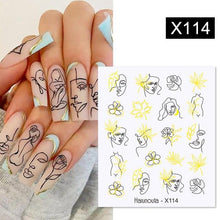 Load image into Gallery viewer, Snowflakes Nail Water Decals Christmas White Snow Transfer Sticker Decoration Slider Flower Leaf Manicuring Art Paper Tips Snowflake Bronzing Christmas Slider Nail Art 3D Decals Decoration Decals Snowflakes Elk Bear Christmas Xmas Stickers