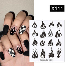 Load image into Gallery viewer, Snowflakes Nail Water Decals Christmas White Snow Transfer Sticker Decoration Slider Flower Leaf Manicuring Art Paper Tips Snowflake Bronzing Christmas Slider Nail Art 3D Decals Decoration Decals Snowflakes Elk Bear Christmas Xmas Stickers