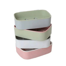 Load image into Gallery viewer, Soap Rack No Drilling Wall Mounted Double Layer Soap Holder Soap Sponge Dish Bathroom Accessories Soap Dishes Self Adhesive Soap Dish Bar Soap Holder Soap Dishes Tray Saver Case Box for Shower Bathroom Kitchen Dish Drainer Drying Rack