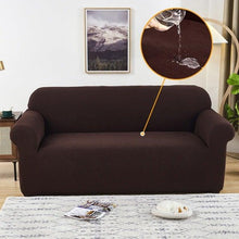 Load image into Gallery viewer, Sofa Cover Waterproof Waffle Sofa Cover All-Inclusive Thick Sofa Towel Waterproof Sofa Cushion Waterproof Couch Cover Dual Waterproof Sofa Cover Stretch Jacquard Sofa Slipcover Leakproof Furniture Protector For Kids
