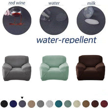 Load image into Gallery viewer, Sofa Cover Waterproof Waffle Sofa Cover All-Inclusive Thick Sofa Towel Waterproof Sofa Cushion Waterproof Couch Cover Dual Waterproof Sofa Cover Stretch Jacquard Sofa Slipcover Leakproof Furniture Protector For Kids