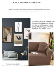 Load image into Gallery viewer, Sofa Cover Waterproof Waffle Sofa Cover All-Inclusive Thick Sofa Towel Waterproof Sofa Cushion Waterproof Couch Cover Dual Waterproof Sofa Cover Stretch Jacquard Sofa Slipcover Leakproof Furniture Protector For Kids