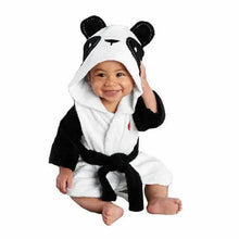 Load image into Gallery viewer, Soft And Comfortable Baby Bathrobes Cute Cartoon Animal Face Sleepwear For Babies Unique Design Hooded Sleepwear For Infants