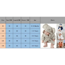 Load image into Gallery viewer, Soft And Comfortable Baby Bathrobes Cute Cartoon Animal Face Sleepwear For Babies Unique Design Hooded Sleepwear For Infants