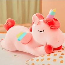Load image into Gallery viewer, Soft And Cute 30CM Unicorn Action Figure Plush Toy Huggable Bear Doll Girl Sleeping Long Pillow Cute For Girl's Bed