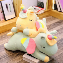 Load image into Gallery viewer, Soft And Cute 30CM Unicorn Action Figure Plush Toy Huggable Bear Doll Girl Sleeping Long Pillow Cute For Girl's Bed