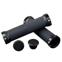 Load image into Gallery viewer, Soft Bicycle Grip Shock Absorption Road Bike Handlebar Cover Aluminium Alloy Lock Rubber Anti-slip Cycling Handle Grips Bike Handle Non Slip Soft Rubber Grips Mountain Bicycle Lock On Handle Bar