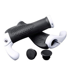 Load image into Gallery viewer, Soft Bicycle Grip Shock Absorption Road Bike Handlebar Cover Aluminium Alloy Lock Rubber Anti-slip Cycling Handle Grips Bike Handle Non Slip Soft Rubber Grips Mountain Bicycle Lock On Handle Bar