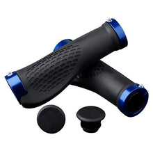 Load image into Gallery viewer, Soft Bicycle Grip Shock Absorption Road Bike Handlebar Cover Aluminium Alloy Lock Rubber Anti-slip Cycling Handle Grips Bike Handle Non Slip Soft Rubber Grips Mountain Bicycle Lock On Handle Bar